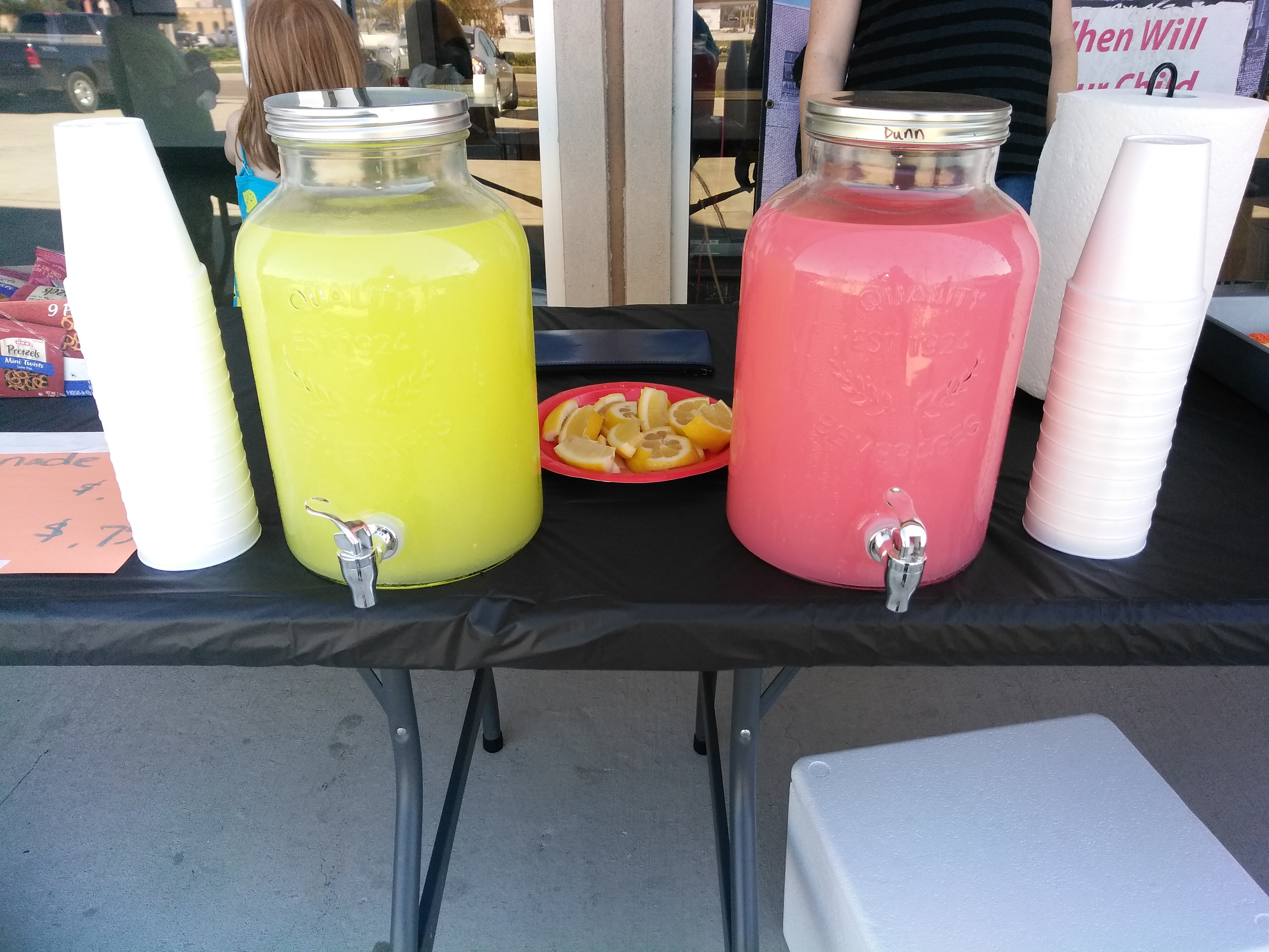 Pink and Yellow Lemonade